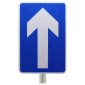 Post Mounted One Way Traffic Sign Diagram 652