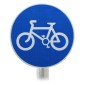 Post Mounted Cycle Route Diagram 955
