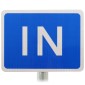 'IN' Sign - Post Mounted R2 - Diagram 833
