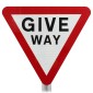 Give Way Sign Face Post Mounted 602 (Face Only)
