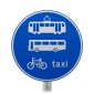 Tramcars, Buses, Cycles and Taxis Only Sign Face Post Mounted 953.1B, (Face Only)