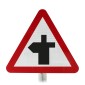 Cross Roads Ahead Sign Face Post Mounted 504.1, (Face Only)