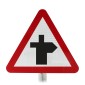 Cross Roads Ahead Sign Face Post Mounted 504.1, (Face Only)