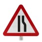 Road Narrows on Far Side Right Sign Face Post Mounted 517 (Face Only)