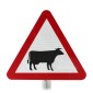 Cows In The Road Sign Face Post Mounted 548, (Face Only)