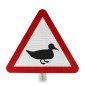 Duck Road Sign Face Post Mounted 551.2, (Face Only)