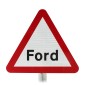 Ford Ahead Sign Face Post Mounted 554, (Face Only)