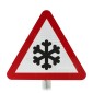 Risk Of Ice Ahead Sign Face Post Mounted 554.2, (Face Only)