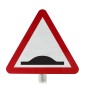 Speed Bumps Ahead Sign Face Post Mounted 557.1 (Face Only)