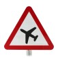 Airplanes Road Sign Face Post Mounted 558, (Face Only)