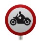 No Motorbikes Sign Face Post Mounted 619.2 (Face Only)