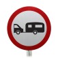 No Towed Vans Sign Face Post Mounted 622.7 (Face Only)