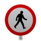 Walking Access Prohibited Sign Face Post Mounted 625.1 (Face Only)