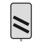 200 Yard Count Down Marker Sign Face Post Mounted 824 (Face Only)