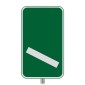 100 Yard Count Down Marker Sign Face Post Mounted 825 (Face Only)