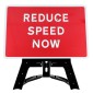'Reduce Speed Now' QuickFit EnduraSign Inc Stand & Face