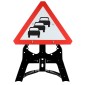 Traffic Queues Likely QuickFit EnduraSign 584 Inc. Stand & Face