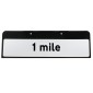'1 mile' QuickFit EnduraSign Drop Sup Plate 572 870x275mm RA1