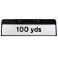 '100 yds' QuickFit EnduraSign Drop Sup Plate 572 870x275mm RA1