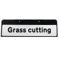 'Grass cutting' QuickFit EnduraSign Drop Sup Plate 645 870x275mm RA1