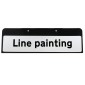 'Line painting' QuickFit EnduraSign Drop Sup Plate 645 870x275mm RA1