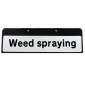 'Weed spraying' QuickFit EnduraSign Drop Sup Plate 645 870x275mm RA1