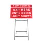 3/4 Way Traffic Control Sign 7011.1 |Quick Fit Sign Face (face only)