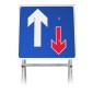 Diagram 811 Quick Fit Sign Face | Priority Over Oncoming Traffic (face only)