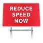 'Reduce Speed Now' Dia 511 Quick Fit Sign (Face Only)