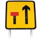 2 Lane Wicket Sign 3mm Plastic | Diagram 7202 (face only)