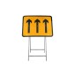 3 Lane Wicket Sign GRP | Diagram 7202 (face only) | 1000x900mm