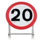 Diagram 670 Quick Fit Sign Face | 20mph (face only)