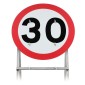 Diagram 670 Quick Fit Sign Face | 30mph (face only)