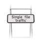 518 Single File Traffic for Quick Fit Sign Mounting (face only)