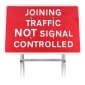 Joining Traffic Not Signal Controlled -  Quick Fit Mounted Sign Face - 7022 (face only)