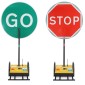 Remote Controlled STOP - GO Sign Machine - RoboSign 7023 - 7024