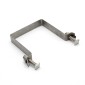 Stainless Steel Square Sign Post Clip For SHS Posts | 100mm