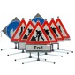 TriFlex™ Roll Up Road Sign Package 750mm