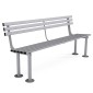 Autopa Haddon Bench With Backrest 1.8m
