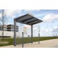 Modern Venice Bus Shelter With Cantilevered Design 