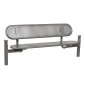 Procity Estoril Full Steel Bench 1.8m - For Outdoor Spaces
