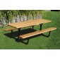 Procity Seville Wheelchair Accessible Picnic Bench and Table Set 2m
