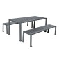 Procity Silaos Individually Placeable Custom Picnic Bench and Table Set 2m