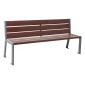 Procity Silaos Steel and Recycled Plastic Bench 1.8m A Sustainable Yet Durable Seating Solution 