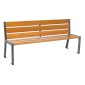 Procity Silaos Steel and Wood Bench 1.8m - A Quality, Sustainable Seating Solution