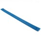 Serrated Floor Squeegee Replacement Blue Polyurethane Blade