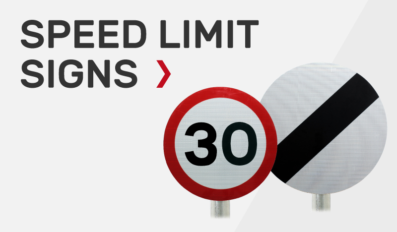Buy speed limit signs with rear channels