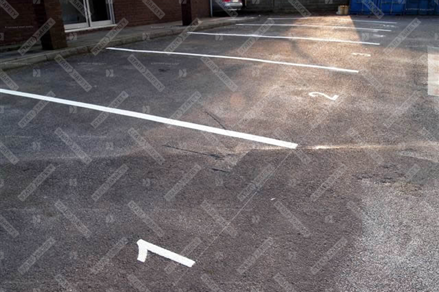 Thermoplastic Used to Mark Parking Bays