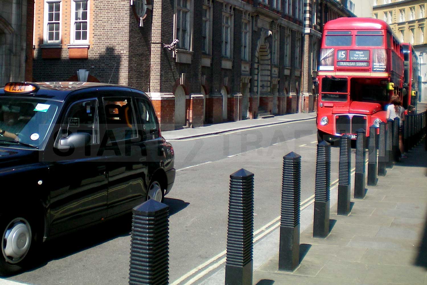 Decorative Bollards being used in London
