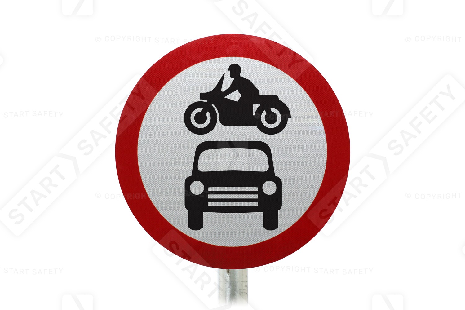 No Motorised Vehices Sign